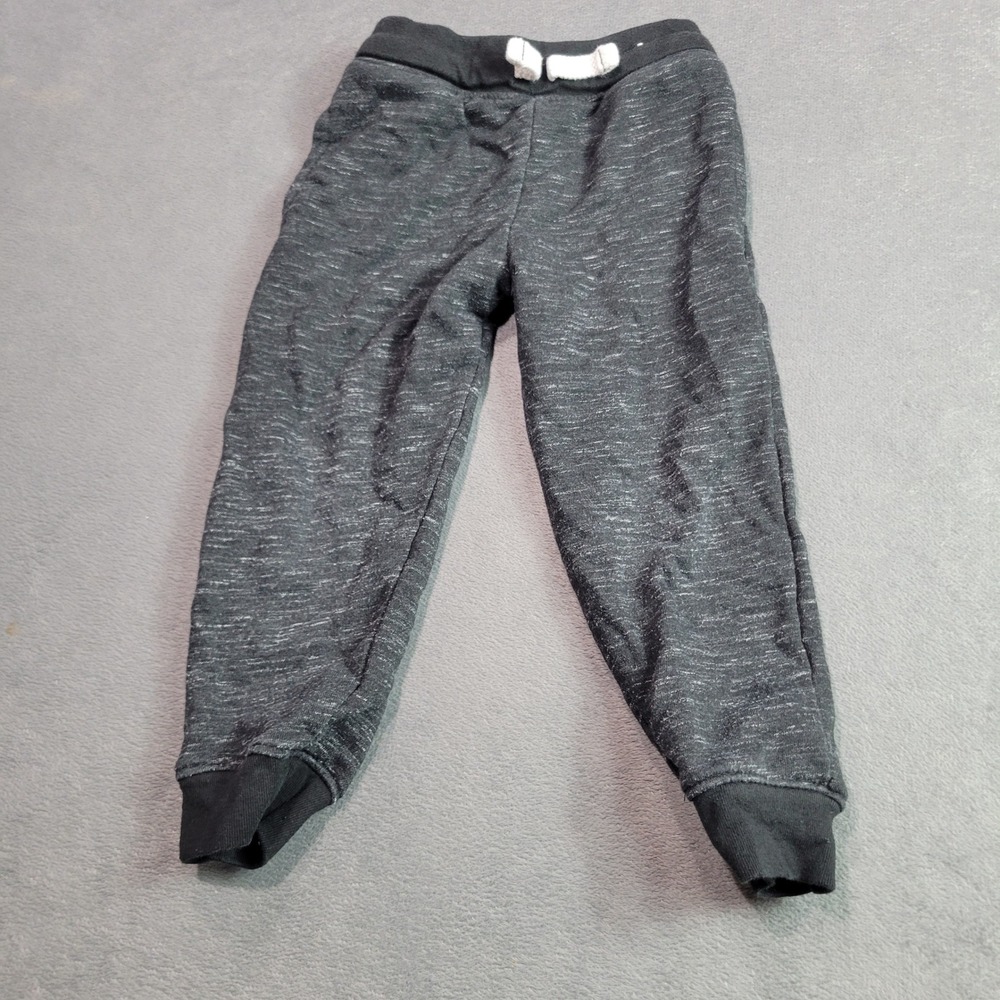 Garanimals Jogger Pants Toddler 3T Black Heathered Fleece Sweatpants GTBF234862Z